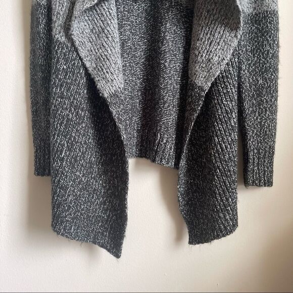 RD Style Stitch Fix Gray Colorblock Drape Open Cardigan Small - Picture 6 of 8